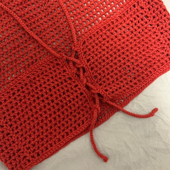 HAND KNITTED SET TOP AND SKIRT - XS - Picture 7 of 17